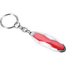 Static Electricity Discharger Keychain, Static Resin Conductive Discharge ESD Keyring, (Red)