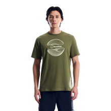 (XL, Cheviot Green) Berghaus Mens Curvature Essential Short Sleeve T-Shirt