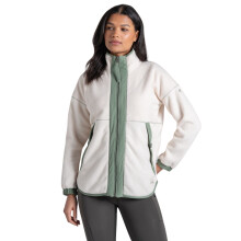 (16, Calico) Craghoppers Womens Kidsy Insulated Borg Full Zip Fleece