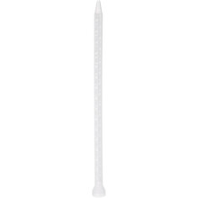 Epoxy Tubes Static Mixer, 11.42-inch Plastic Resin Mixing Nozzle 2.5mm Round Connector for AB Glue Adhesive Gun Applicator 400ml Cartridges, White