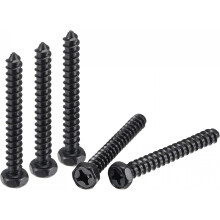 Hex Lag Screws 1/4" x 2" Carbon Steel Phillips Head Half Thread Self-Tapping Bolts for Deck Building or Joining Lumber 10pcs