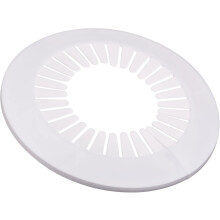 Pipe Cover Decoration, 90mm-100mm PP Plastic Escutcheon Water Pipe Drain Line Cover White 4pcs