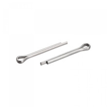 Split Cotter Pin, 2mm x 16mm Stainless Steel Clip Fastener Fitting for Automotive, Mechanics, Silver Tone, 60Pcs