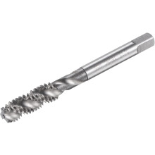 Spiral Flute Threading Tap 5/16-18 UNC, HSS (High Speed Steel) Uncoated Machine Thread Screw Tap 3 Flutes Tapping Tool H2 Tolerance