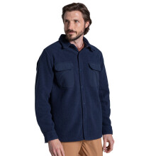 (M, Blue Navy) Craghoppers Mens Blencathra Overshirt Borg Full Zip Fleece