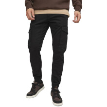 (36, Black) Jack & Jones Mens Paul Flake Slim Fit Cargos