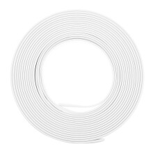 Heat Shrink Tubing, 8mm Dia 13mm Flat Width 2:1 Heat Shrink Wrap Cable Sleeve Heat Shrink Tube 3 m White