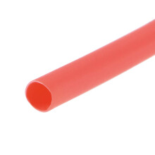 Heat Shrink Tubing, 2mm Dia 4.27mm Flat Width 2:1 Rate Shrinkable Tube Cable Sleeve 10ft - Red