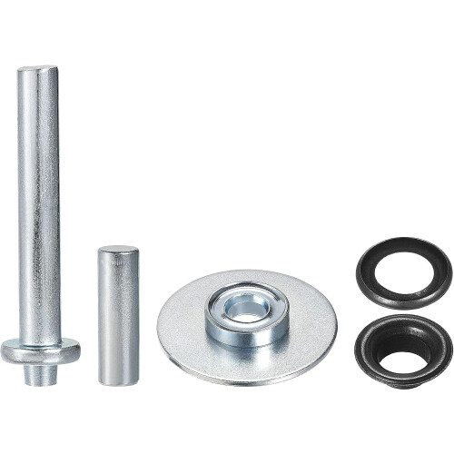 Grommet Tool Kit 15 Sets 1/2" Copper Eyelets with 3pcs Setting Tools, 12mm Inside Dia. Black