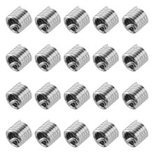 20pcs Wire Thread Inserts 10-24 UNC 1.5D(9/32") 304 Stainless Steel Helical Type Coiled Thread Repair Kit Wire Screw Threaded Sleeve Sheath for Mechan