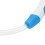Wiederaufladbares LED Dog Collar Blau USB 13