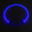 Wiederaufladbares LED Dog Collar Blau USB 14