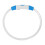 Wiederaufladbares LED Dog Collar Blau USB 15