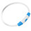 Wiederaufladbares LED Dog Collar Blau USB 17