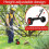 Lawn Mower Support Wheel Backpack Weeder Handheld Support Frame Portable Support Wheel Lawn Mower Auxiliary Wheel 4