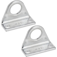 Air Cylinder Rod Clevis Mounting Bracket 2 Bolt Holes MA/MAL Pneumatic Parts for 16mm Cylinder Bore, 2pcs