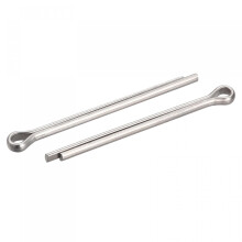Split Cotter Pin, 3mm x 40mm Stainless Steel Clip Fastener Fitting for Automotive, Mechanics, Silver Tone, 15Pcs
