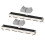 Fader Variable Resistors Mixer 75mm Straight Slide Potentiometer B10K Ohm Grey Black Knobs 2pcs 1