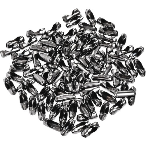 Ball Chain Connector, Ball Chains Clasp Type Crimp Link Clips Connection, Iron Electroplating