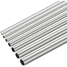 304 Stainless Steel Tube 1mm 2mm OD x 0.3mm Wall Thick, 3mm 4mm 5mm 6mm 7mm 8mm OD x 0.4mm Wall Thick 300mm Length Pack of 8