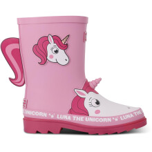 (2.5 UK, Luna The Unicorn Pink) Regatta Kids Mudplay II Outdoor Wellington Boots Rain Boots Wellies