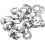 Ball Chain Connector, Pull Loop Crimp Link Stainless Steel Connections 1