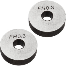 2Pcs 28x8x8mm Knurling Wheel Kit 0.3mm Pitch Straight Wheel Linear Knurl