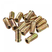 M8x30mm Threaded Inserts for Wood Hex Socket Drive Furniture Screw-in Nut 48pcs