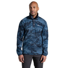 (S, Poseidon Blue) Craghoppers Mens Dewlish II Micro Half Zip Fleece