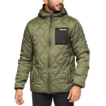 (S, Khaki) Bench Mens Scall Zip Through Hooded Outdoor Warm Winter Jacket Coat