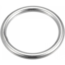 316 Stainless Steel Round Ring Welded O-Rings 45mm(1.77") ID 6mm Thick
