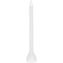 Epoxy Tubes Static Mixer, 4.8-inch Plastic Resin Mixing Nozzle Round Connector for AB Glue Adhesive Gun Applicator 400ml Cartridges, White