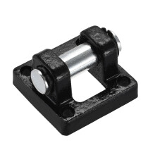 Air Cylinder Rod Clevis Mounting Bracket 4 Bolt Holes 14mm Pin Pneumatic Parts Mounting Base