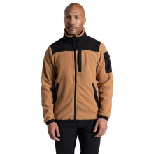 (M, Boulder) Craghoppers Mens Braefell Borg Full Zip Fleece