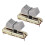 Fader Variable Resistors Mixer 35mm Straight Slide Potentiometer B50K Ohm Grey Black Knobs 2pcs 1