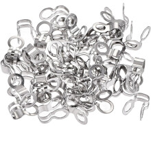 Ball Chain Connector, Double Ring Type Link Stainless Steel Loop Connection