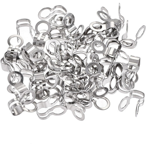 Ball Chain Connector, Double Ring Type Link Stainless Steel Loop Connection