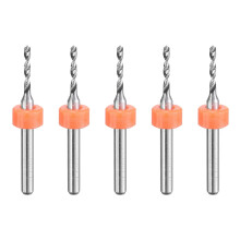 PCB Drill Bits 1.65mm Tungsten Carbide Rotary Tool Jewelry CNC Engraving Print Circuit Board Micro Drill Bits 1/8 Inch Shank 5 Pcs