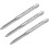 Machine Tap #6-32 UNC Thread 2B Class 3 Flutes High Speed Steel Screw Threading Tap Tapping Tool 3pcs 1