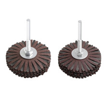 Abrasive Cloth Flap Wheel Sanding Star Set 1/4-Inch Shank 120 Grit & 240 Grit for Woodworking Root Carving Furniture Polishing