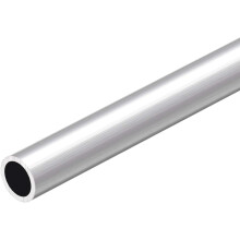 6063 Aluminum Round Tube, 300mm Length 13mm OD 10mm Inner Dia Seamless Aluminum Straight Tubing