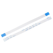 Flexible Flat Cable, 10 Pins 0.5mm Pitch 100mm FPC FFC Flexible Ribbon Cable for LCD TV Car Audio DVD Player Laptop 5Pcs (A Type)