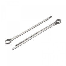 Split Cotter Pin, 1.5mm x 25mm Stainless Steel Clip Fastener Fitting for Automotive, Mechanics, Silver Tone, 120Pcs