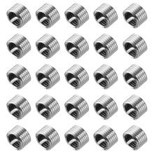 50pcs Wire Thread Inserts 1/2-13 UNC 1D(1/2") 304 Stainless Steel Helical Type Coiled Thread Repair Kit Wire Screw Threaded Sleeve Sheath for Mechanic