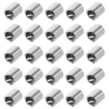 50pcs Wire Thread Inserts 3/8-16 UNC 2D(3/4") 304 Stainless Steel Helical Type Coiled Thread Repair Kit Wire Screw Threaded Sleeve Sheath for Mechanic