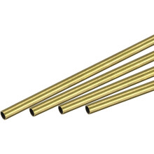 Brass Round Tube 3mm OD 0.25mm Wall Thickness 300mm Length Pipe Tubing 4 Pcs