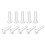 M2x12mm Plastic Phillips Bolts 50pcs PC Pan Head Machine Screws Transparent 1