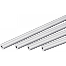 6063 Aluminum Round Tube 12mm OD 5mm Inner Dia 300mm Length Pipe Tubing 4 Pcs