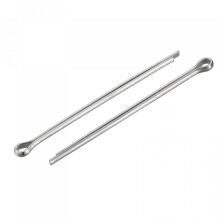 304 Stainless Steel Cotter Pins, 3mm x 55mm Hairpin Clip Fastener Fitting for Automotive, Mechanics, Silver Tone, 15Pcs