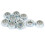 M12x1.25mm Zinc Plated Self-Locking Nylon Insert Hex Lock Nut 10pcs 1